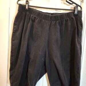 Jessica London Black Biker Shorts 22